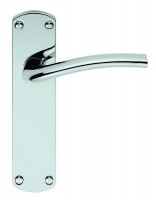Serozzetta Door Handles SZC042CP Cuatro Lever Latch Polished Chrome 12.88