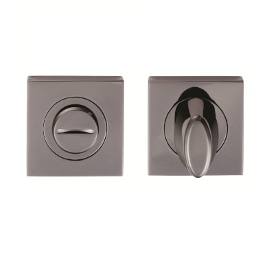 Serozzetta Bathroom Turn & Release on Square Rose SZM004SQBN Black Nickel