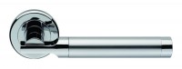 Serozzetta Door Handles SZM110SCCP Azul Lever on Rose SCP/CP 28.32