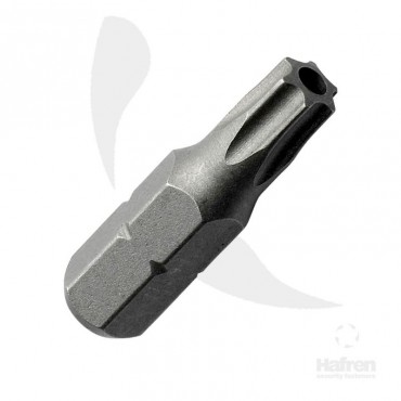 T20 25mm 6 Lobe Pin Torx Bit for Security Screws