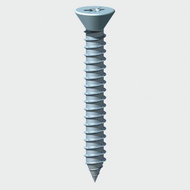 Self Tapping Screws Countersunk Pozi Z/P 3/4" x 8s Pack of 100