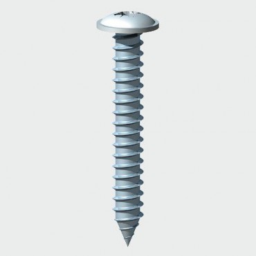 Self Tapping Screws Flange Head Pozi Z/P 1/2" x 8s Box of 1000