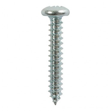 Self Tapping Screws Pan Head Pozi Z/P 1/2" x 10s Box of 200