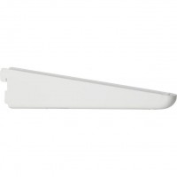 170mm Adjustable Twin Slot Shelf Bracket White 1.68