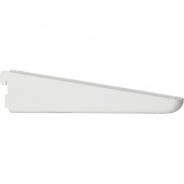 170mm Adjustable Twin Slot Shelf Bracket White