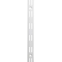 1980mm Adjustable Twin Slot  Shelf Upright White 9.31