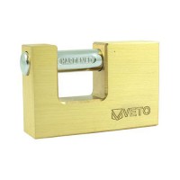 Brass Shutter Padlock Timco 75mm RP75 22.20