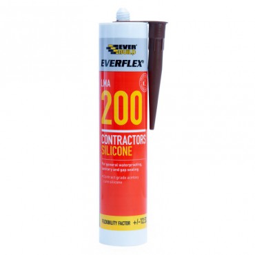 Brown Silicone Sealant 200 295ml