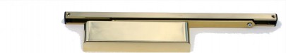 Boss Door Closer TS5.225SA Size 2-4 Rack & Pinion Body with Slide Arm Polished Brass