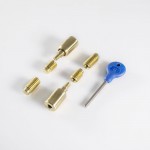 Sliding Sash Window Stop Polished Brass WF18 6.50