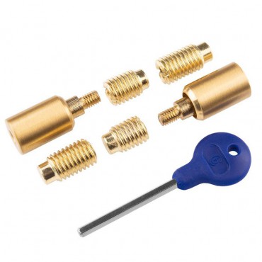 Sliding Sash Window Stop Satin Brass WF18SB