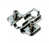 Soft Close Hinge Mounting Plate 0mm 0.36