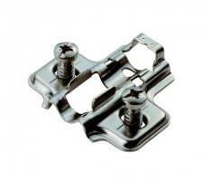 Soft Close Hinge Mounting Plate 0mm 0.36