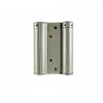 D&E 100mm Compact Double Action Spring Hinges Silver per pair 26.54