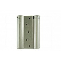 D&E 125mm Compact Double Action Spring Hinges Silver per pair 38.89