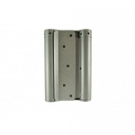D&E 150mm Compact Double Action Spring Hinges Silver per pair 48.02