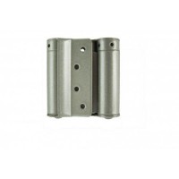 D&E 75mm Compact Double Action Spring Hinges Silver per pair 21.26