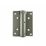 D&E 100mm Compact Single Action Spring Hinges Silver per pair 26.16