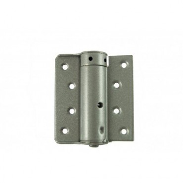D&E 75mm Compact Single Action Spring Hinges Silver per pair