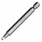 Square Drive Long Screwdriver Bit No 2 x 75mm Trend Snappy SNAP/SQ/2A 8.74