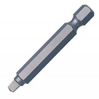 Square Drive Long Screwdriver Bits Set 50mm x No 1, 2 & 3 Pack of 3 Trend Snappy SNAP/SQ/123 7.81