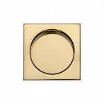 Square Flush Pulls Pair Marcus SQ2327-PB Polished Brass 48.24