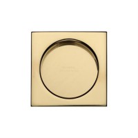 Square Flush Pulls Pair Marcus SQ2327-PB Polished Brass 48.24