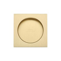 Square Flush Pulls Pair Marcus SQ2327-SB Satin Brass 48.24