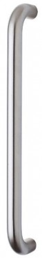 Pull Handle Bolt Fix Contract 225mm x 19mm Satin Stainless Steel