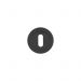 Standard Key Escutcheon Rosso Tecnica RT002PCB Powder Coated Black