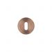 Standard Key Escutcheon Rosso Tecnica RT002PVDBZ Satin Bronze