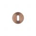 Standard Key Escutcheon Rosso Tecnica RT002PVDBZ Satin Bronze