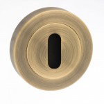 Old English Lever Key Escutcheon OEESCKAB Antique Brass (Sold In Pairs) 13.69