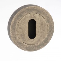 Old English Lever Key Escutcheon OEESCKDS Distressed Silver (Sold In Pairs) 13.69