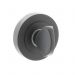 Status Bathroom Turn & Release on Round Rose Matt Black S2WCRMB