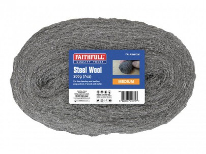Steel Wool Medium Faithfull 200g