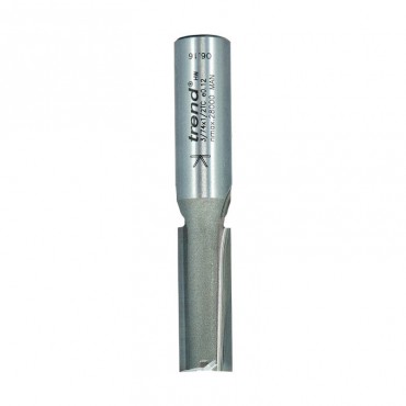 Trend Router Cutter Straight Two Flute 3/74x1/2TC 12mm Dia x 32mm