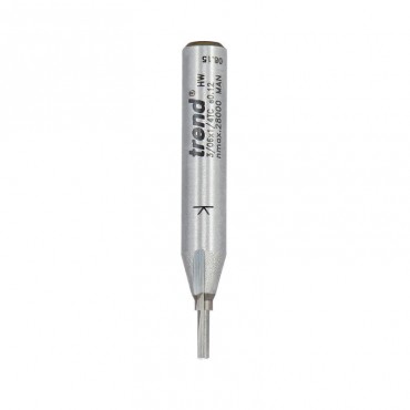 Trend Router Cutter Straight Two Flute 3/06x1/4TC 2mm Dia x 5mm