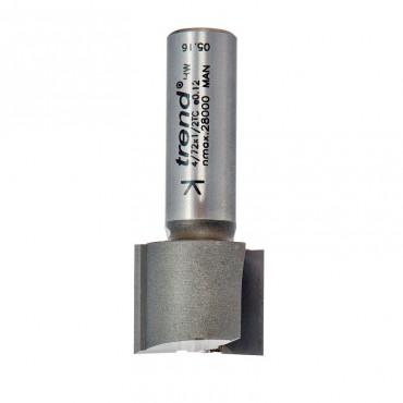 Trend Router Cutter Straight Two Flute 4/72x1/2TC 24mm Dia