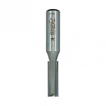 Trend Router Cutter Straight Two Flute 3/51x1/2TC 9.5mm Dia x 32mm