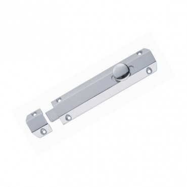 Surface Door Bolt AQ81SC 100mm Satin Chrome