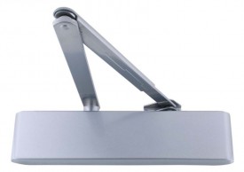 Synergy Door Closer S600 Size 2 - 4 with Backcheck Semi Radius Cover Silver 71.64