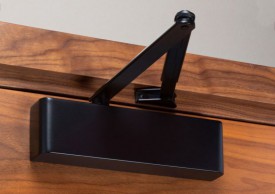 Synergy Door Closer S800 Size 2 - 5 with Backcheck Semi Radius Cover Matt Black 97.08