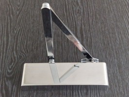 Synergy Door Closer S800 Size 2 - 5 with Backcheck Semi Radius Cover Polished Stainless Steel 86.40