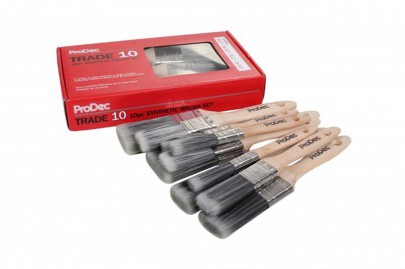 Prodec Trade Synthetic Paint Brush 10 Piece Set