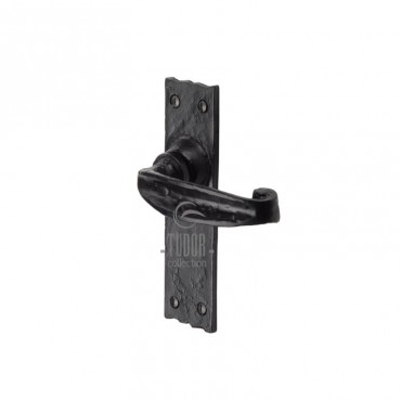 Marcus TC600 Wellington Lever Lock Door Handles  Antique Black Iron