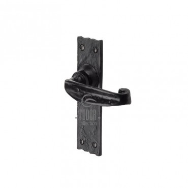 Marcus TC620 Wellington Lever Bathroom Door Handles  Antique Black Iron