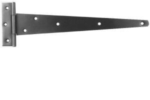 121 250mm Medium Tee Hinge Black per Single