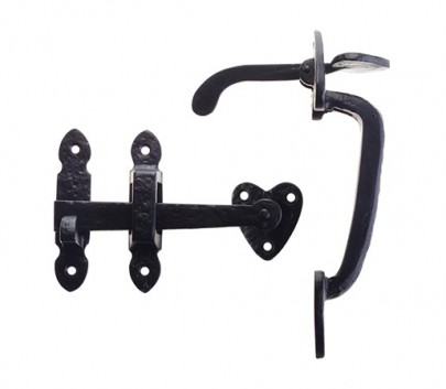 Foxcote Foundries FF26 Thumb Latch Set Black Antique