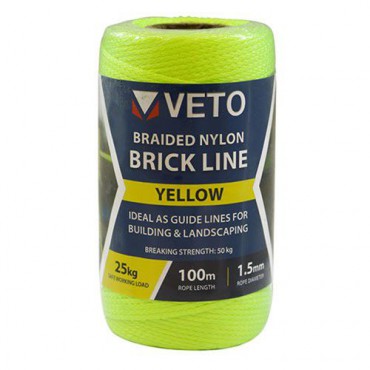 Timco Builders Line 100Mtrs Yellow